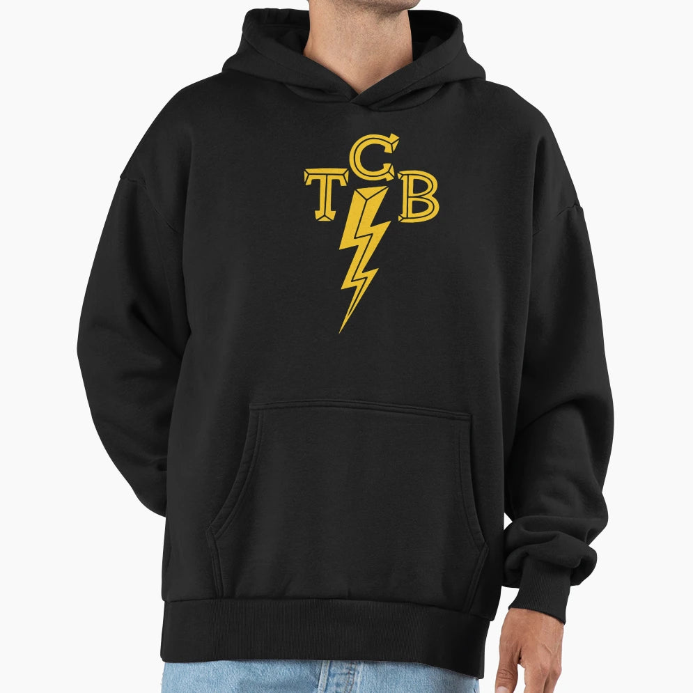 Elvis King Rock N Roll Tcb Hoodie - Custom Art Print Men Women - T-Shirt, Sweatshirt, Hoodie