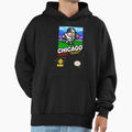 Chicago 8 Bit Videogame Cart Hoodie - Unique Graphic Unisex - T-Shirt, Sweatshirt, Hoodie