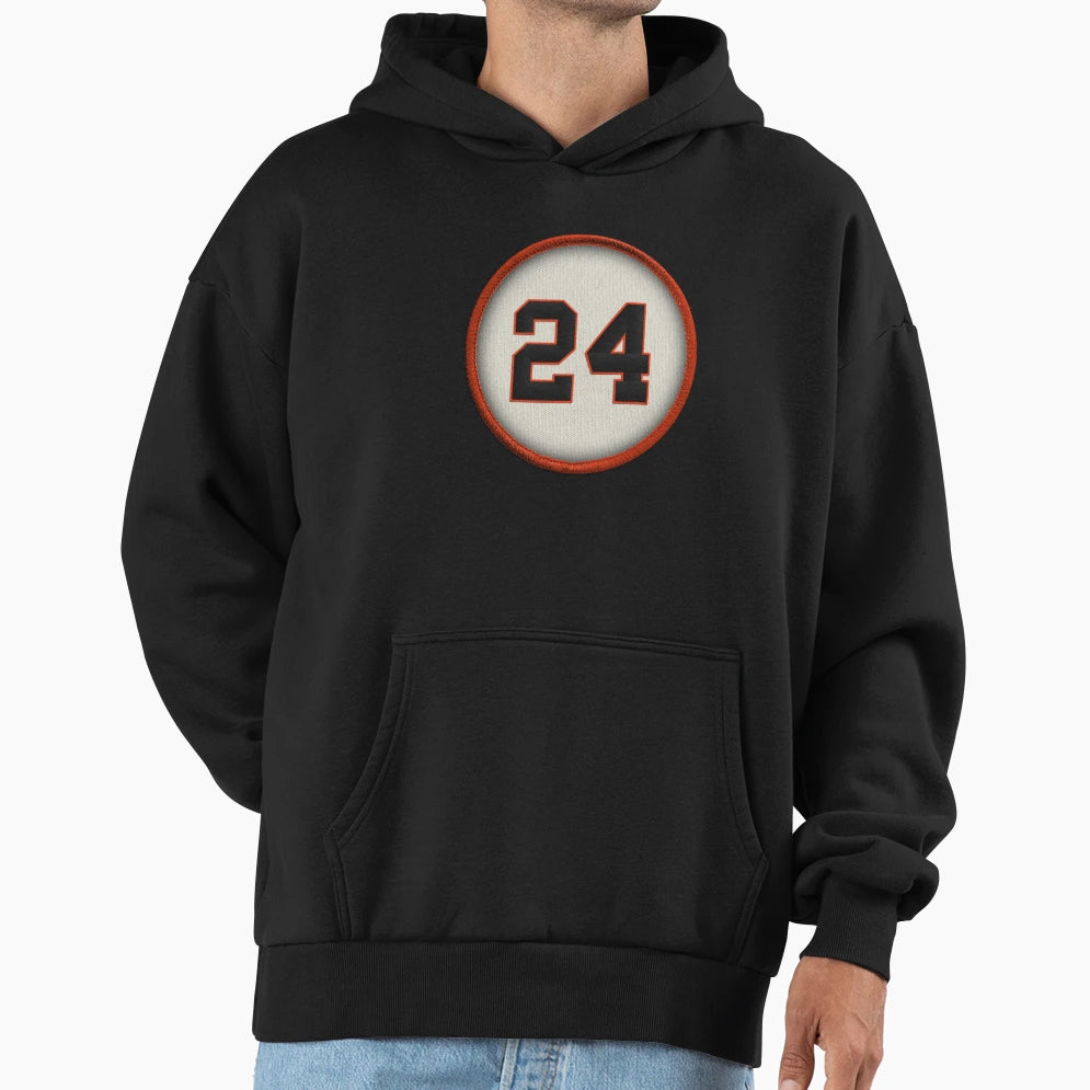 24 Say Hey Hoodie - Trendy Graphic for Adults - T-Shirt, Sweatshirt, Hoodie