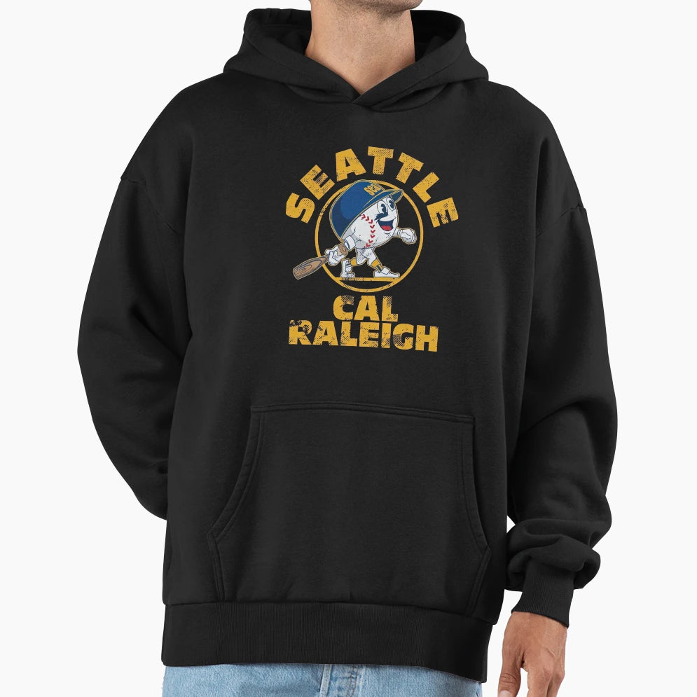 Seattle Baseball Buddies Hoodie - Minimalist Print Unisex - T-Shirt, Sweatshirt, Hoodie