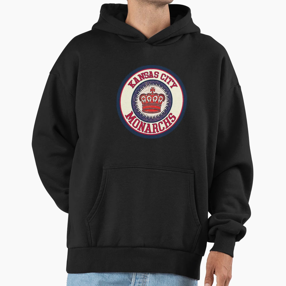 Kansas City Monarchs Negro League Logo Hoodie - Novelty Apparel for Adults - T-Shirt, Sweatshirt, Hoodie