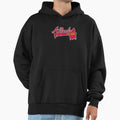 Atlanta Baseball Distressed Game Hoodie - Casual Everyday Wear Men Women - T-Shirt, Sweatshirt, Hoodie
