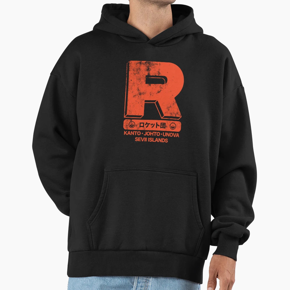 Team Rocket Training Corp Hoodie - Casual Everyday Wear for Adults - T-Shirt, Sweatshirt, Hoodie