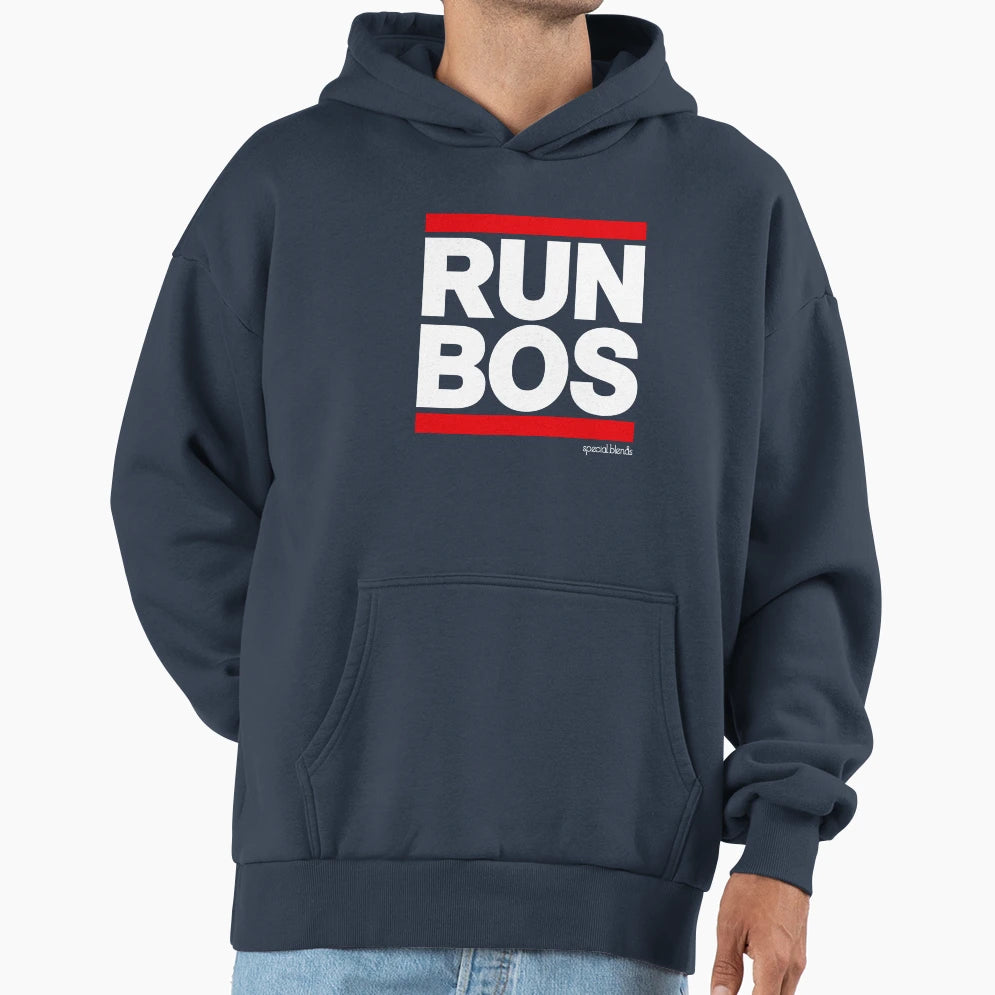 Run Boston Bos Hoodie - Minimalist Print Men Women - T-Shirt, Sweatshirt, Hoodie