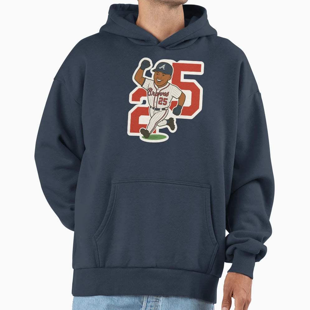 Andruw Jones Home Run Hoodie - Casual Everyday Wear Men Women - T-Shirt, Sweatshirt, Hoodie