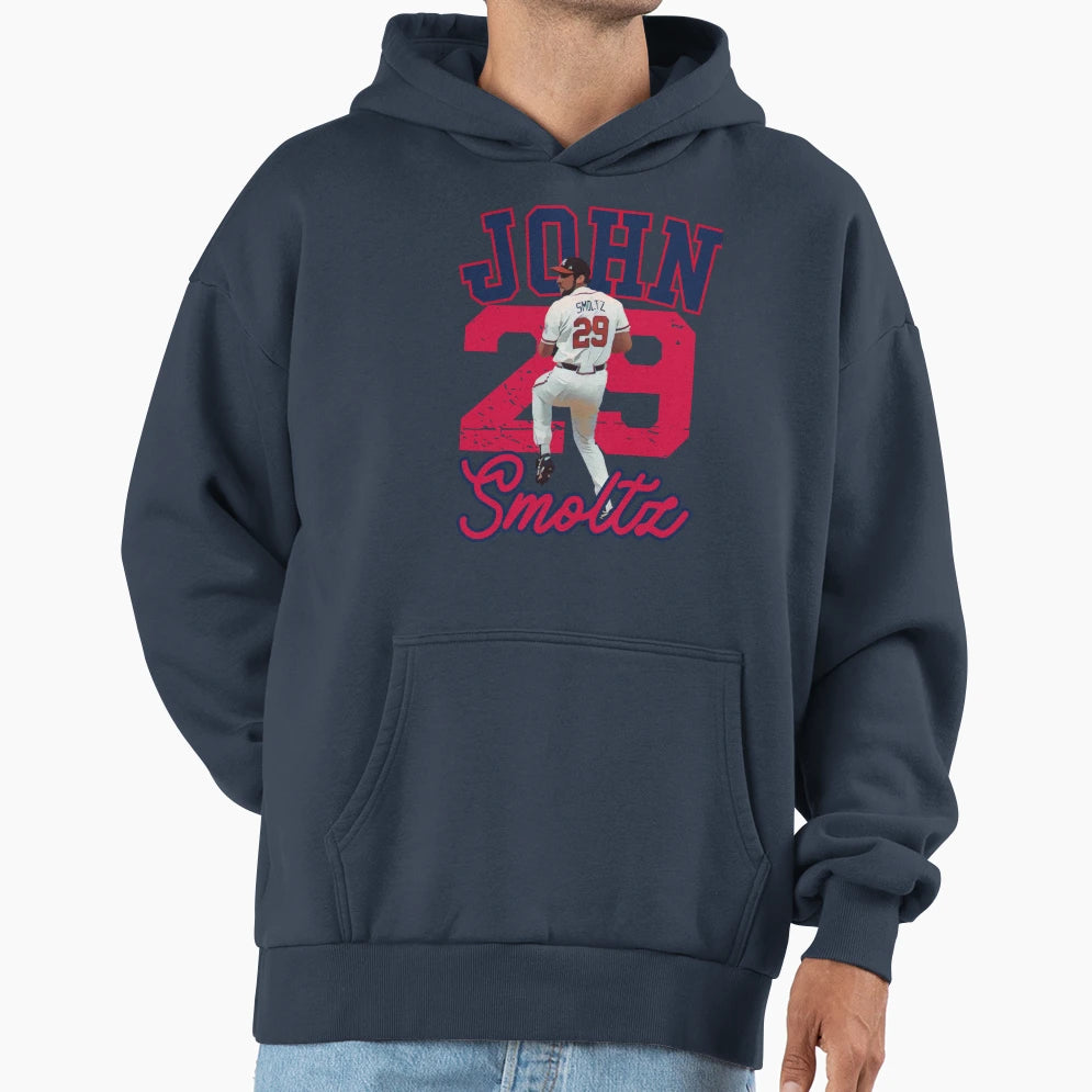 John Smoltz 29 Baseball Legend Hoodie - Graphic Print Men Women - T-Shirt, Sweatshirt, Hoodie
