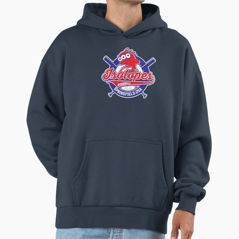 Isotopes Baseball Hoodie - Casual Everyday Wear Men Women - T-Shirt, Sweatshirt, Hoodie