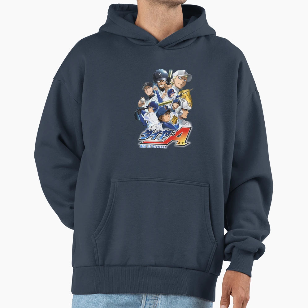 Diamond No Ace Season 2 Logo Hoodie - Fun Novelty Design Men Women - T-Shirt, Sweatshirt, Hoodie