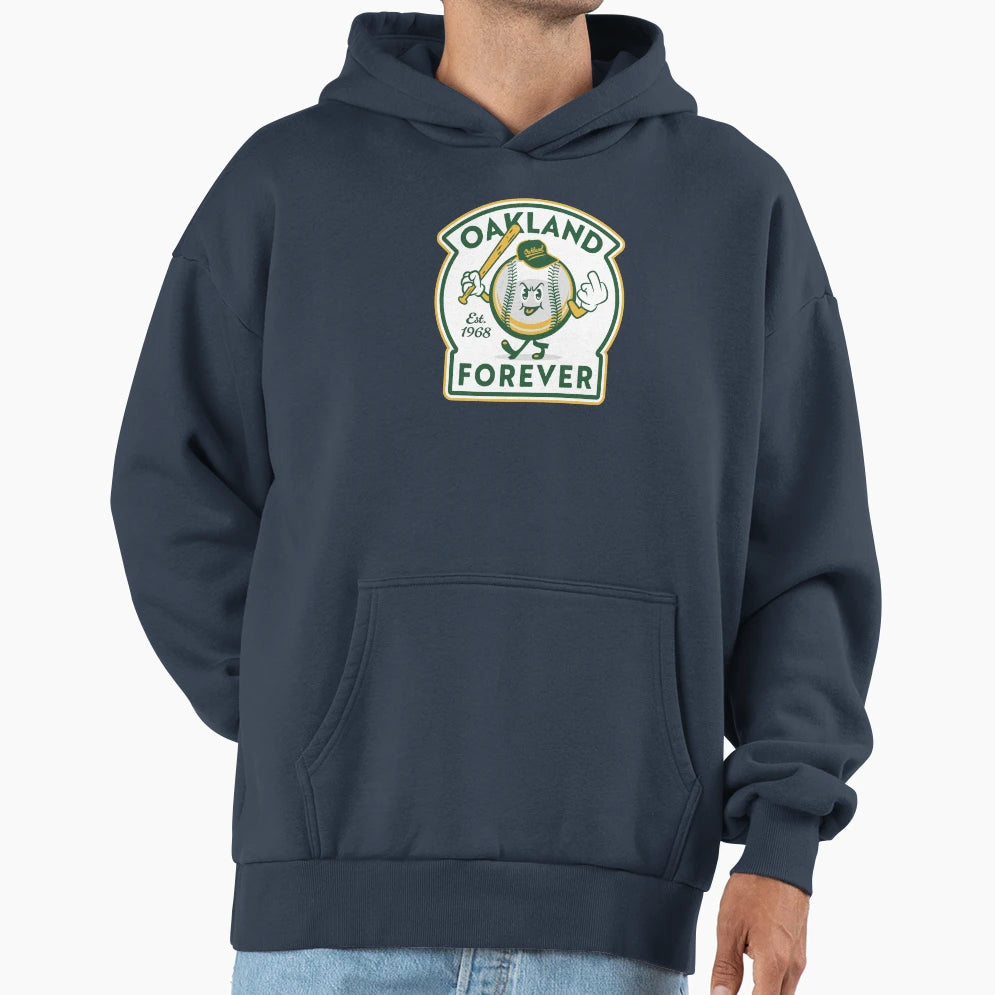 Oakland Baseball Forever Oakland Hoodie - Unique Graphic for Adults - T-Shirt, Sweatshirt, Hoodie