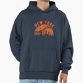 New York Ny Skyline City Baseball Met Hoodie - Novelty Apparel Men Women - T-Shirt, Sweatshirt, Hoodie