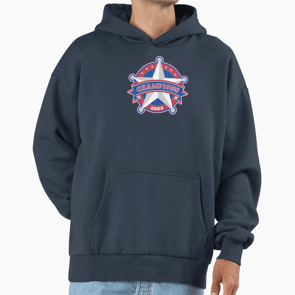 Texas Champions Star Hoodie - Unique Graphic Unisex - T-Shirt, Sweatshirt, Hoodie