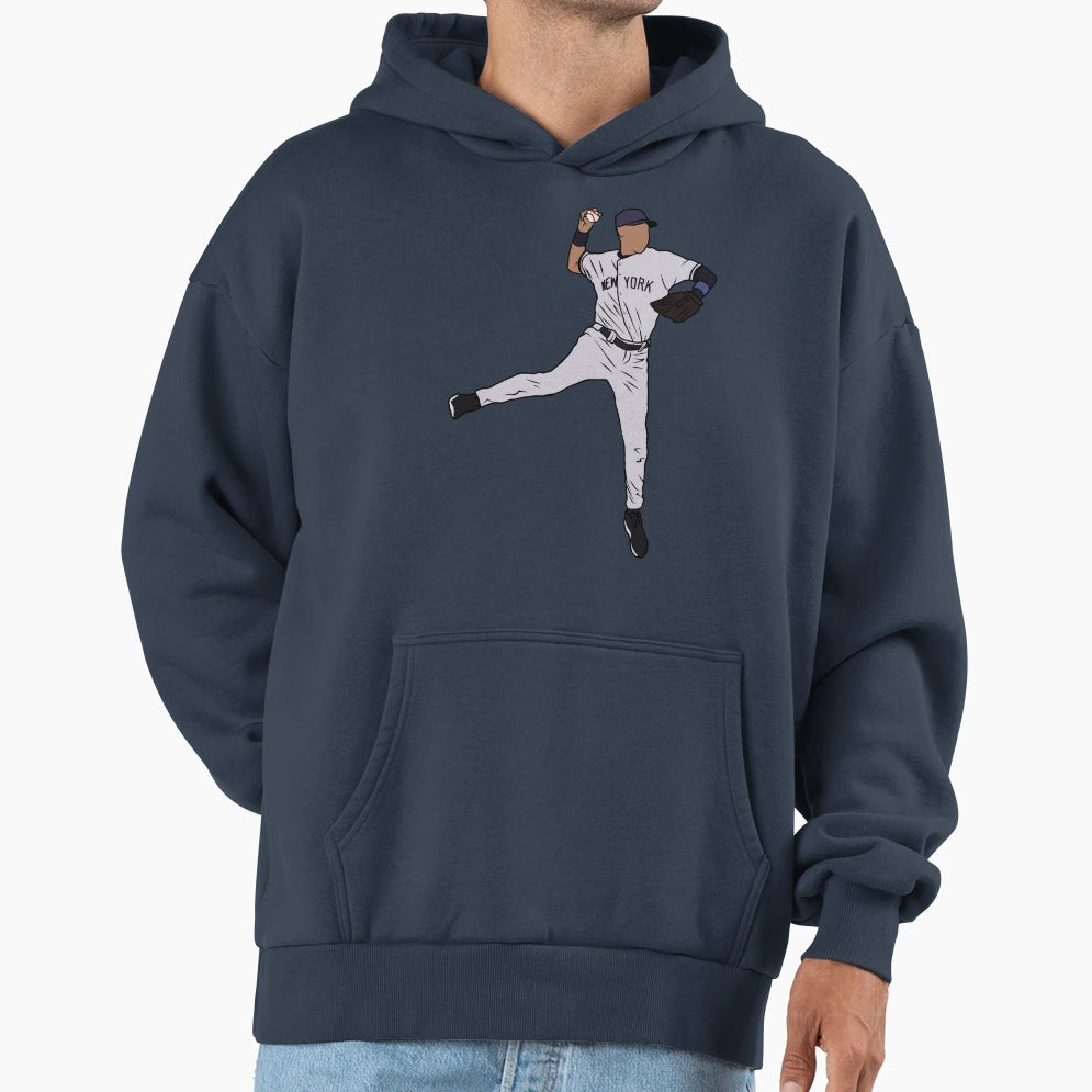 Derek Jeter Jump Throw Hoodie - Custom Art Print Unisex - T-Shirt, Sweatshirt, Hoodie