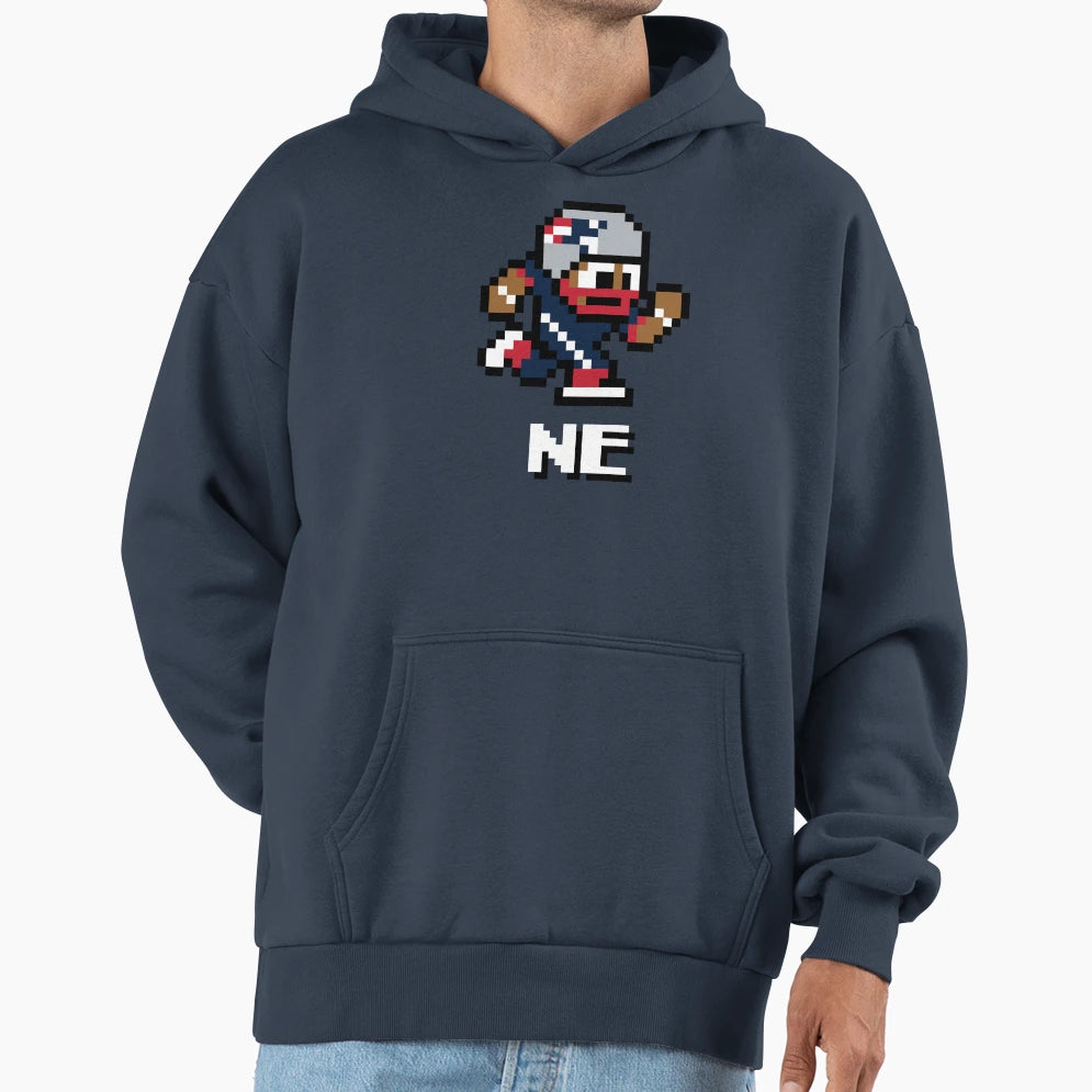 New England Patriots Tecmo Super Bowl Hoodie - Aesthetic Graphic Unisex - T-Shirt, Sweatshirt, Hoodie