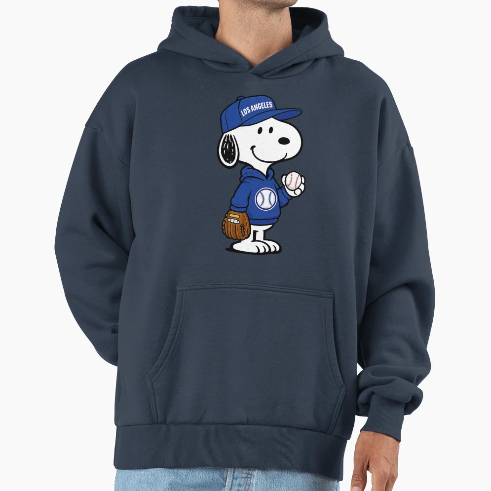 Los Angeles Snoopy Hoodie - Graphic Print Men Women - T-Shirt, Sweatshirt, Hoodie