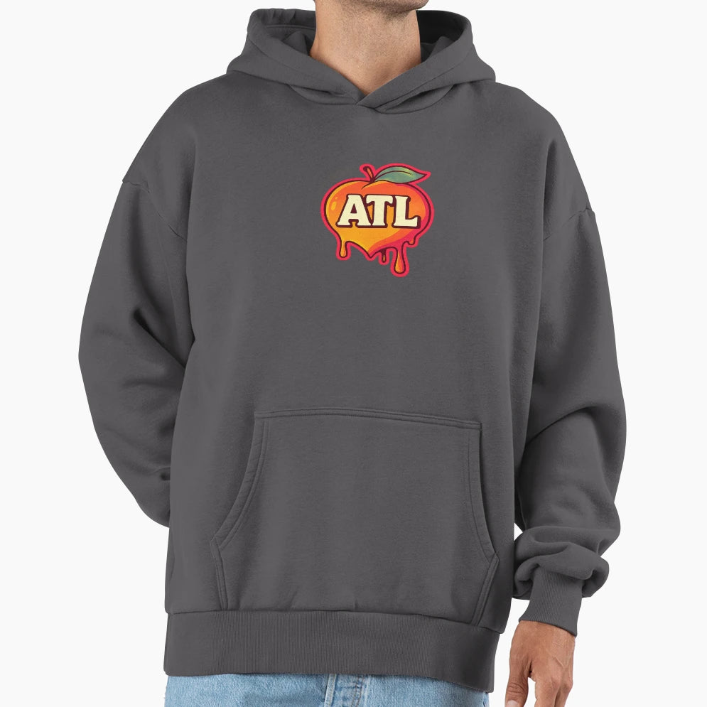 Atl Drip Peach Heat Mirage Hoodie - Trendy Graphic Men Women - T-Shirt, Sweatshirt, Hoodie