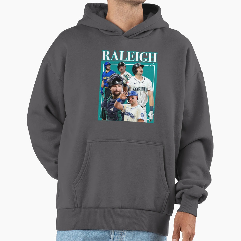 Cal Raleigh Hoodie - Graphic Print for Adults - T-Shirt, Sweatshirt, Hoodie