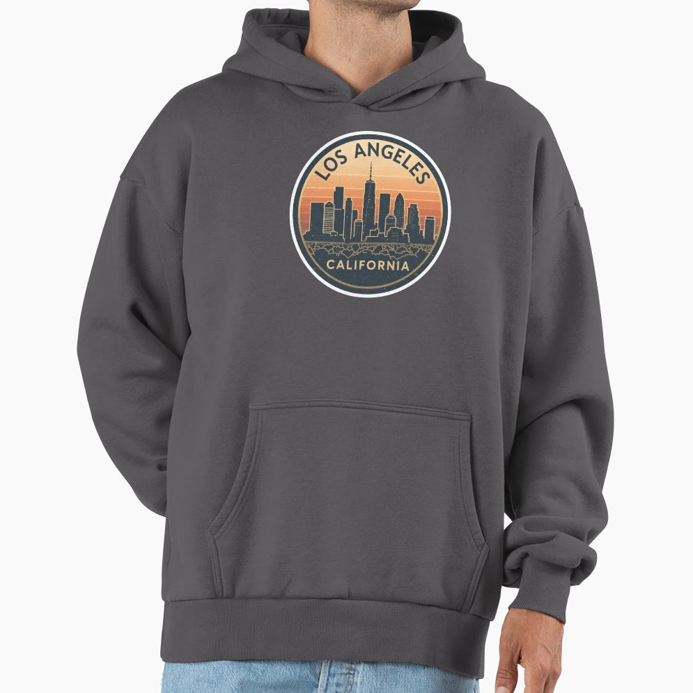 Los Angeles California Us Hoodie - Minimalist Print Unisex - T-Shirt, Sweatshirt, Hoodie