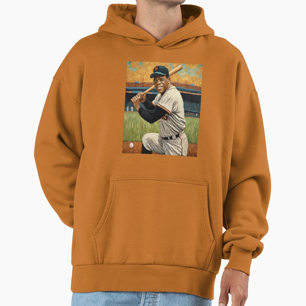 Legendary Willie Mays Hoodie - Aesthetic Graphic Men Women - T-Shirt, Sweatshirt, Hoodie