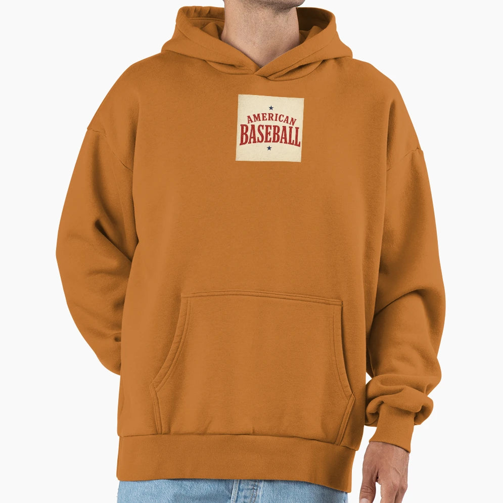 American Baseball Hoodie - Streetwear Style Men Women - T-Shirt, Sweatshirt, Hoodie