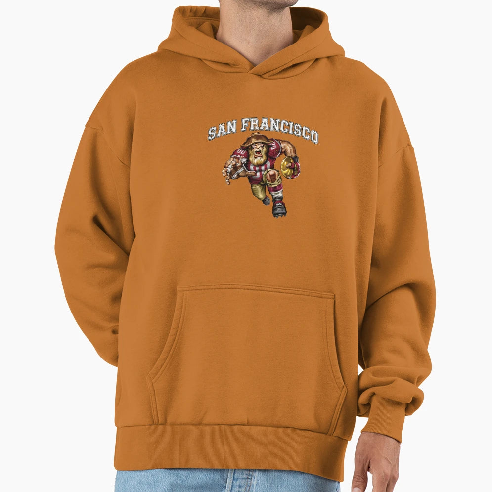 San Francisco Football Hoodie - Unique Graphic Men Women - T-Shirt, Sweatshirt, Hoodie