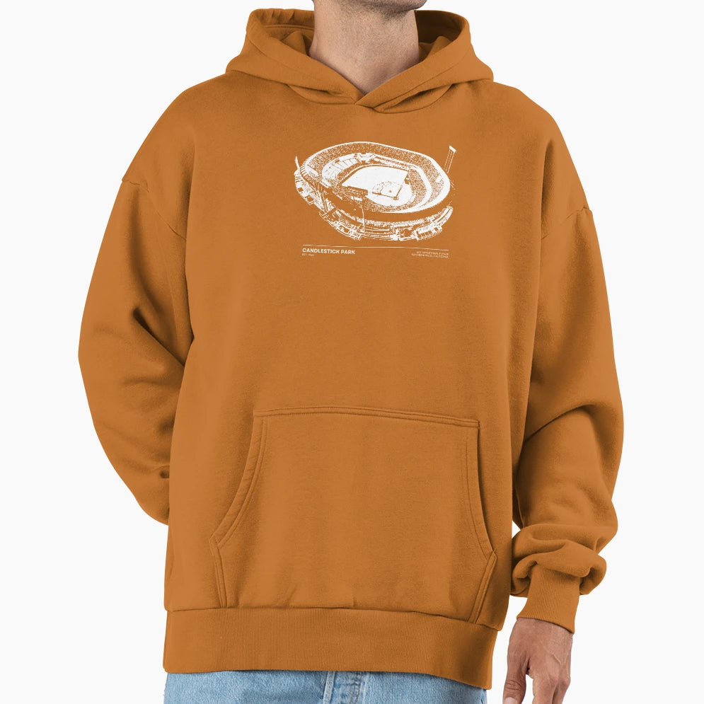 Candlestick Park Hoodie - Minimalist Print Men Women - T-Shirt, Sweatshirt, Hoodie