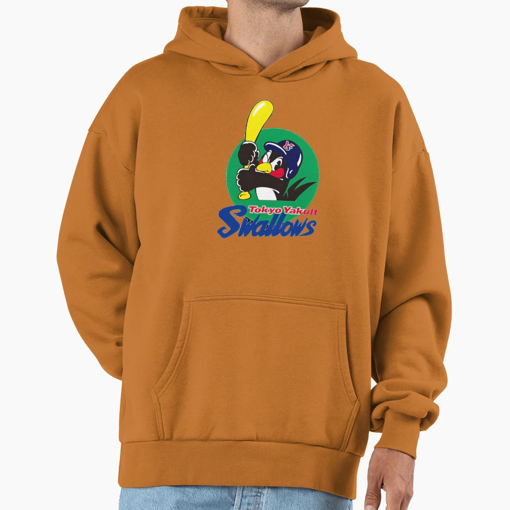 Tokyo Yakult Swallows Logo Hoodie - Custom Art Print Men Women - T-Shirt, Sweatshirt, Hoodie