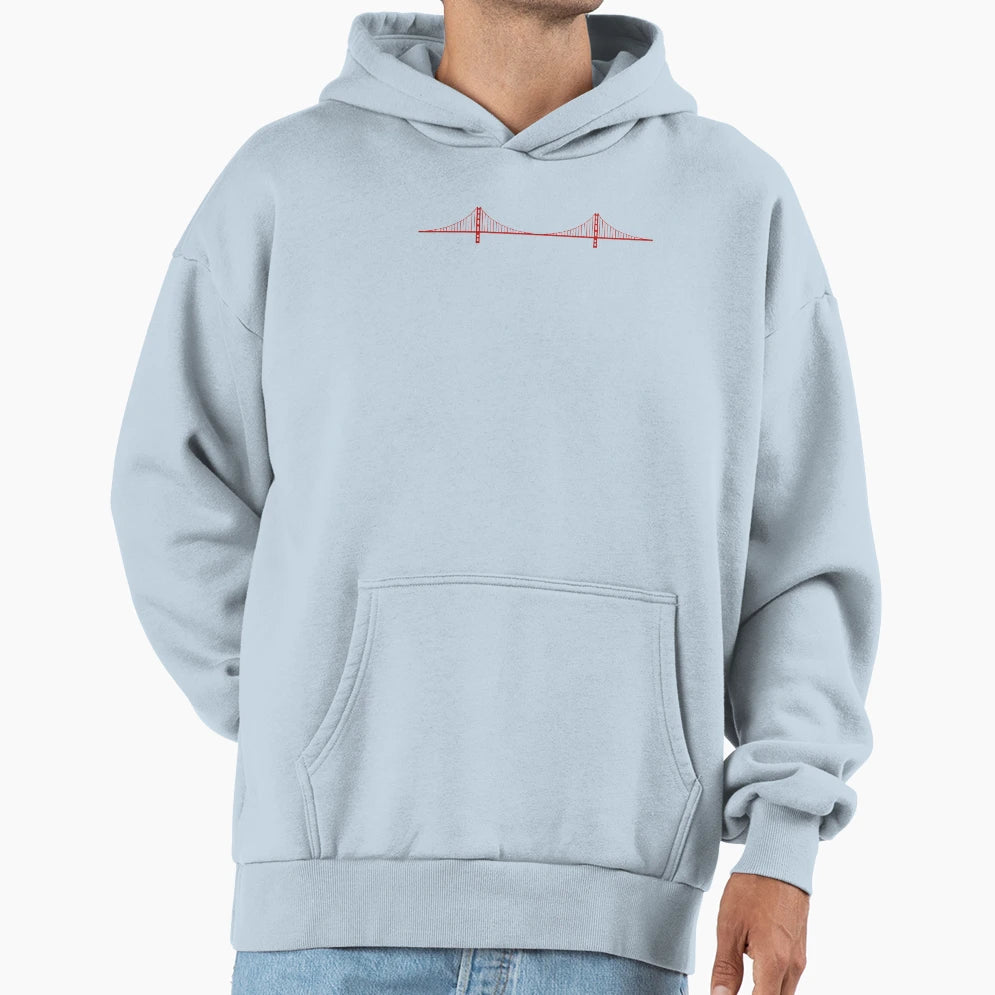 Golden Gate San Francisco Hoodie - Graphic Print Unisex - T-Shirt, Sweatshirt, Hoodie
