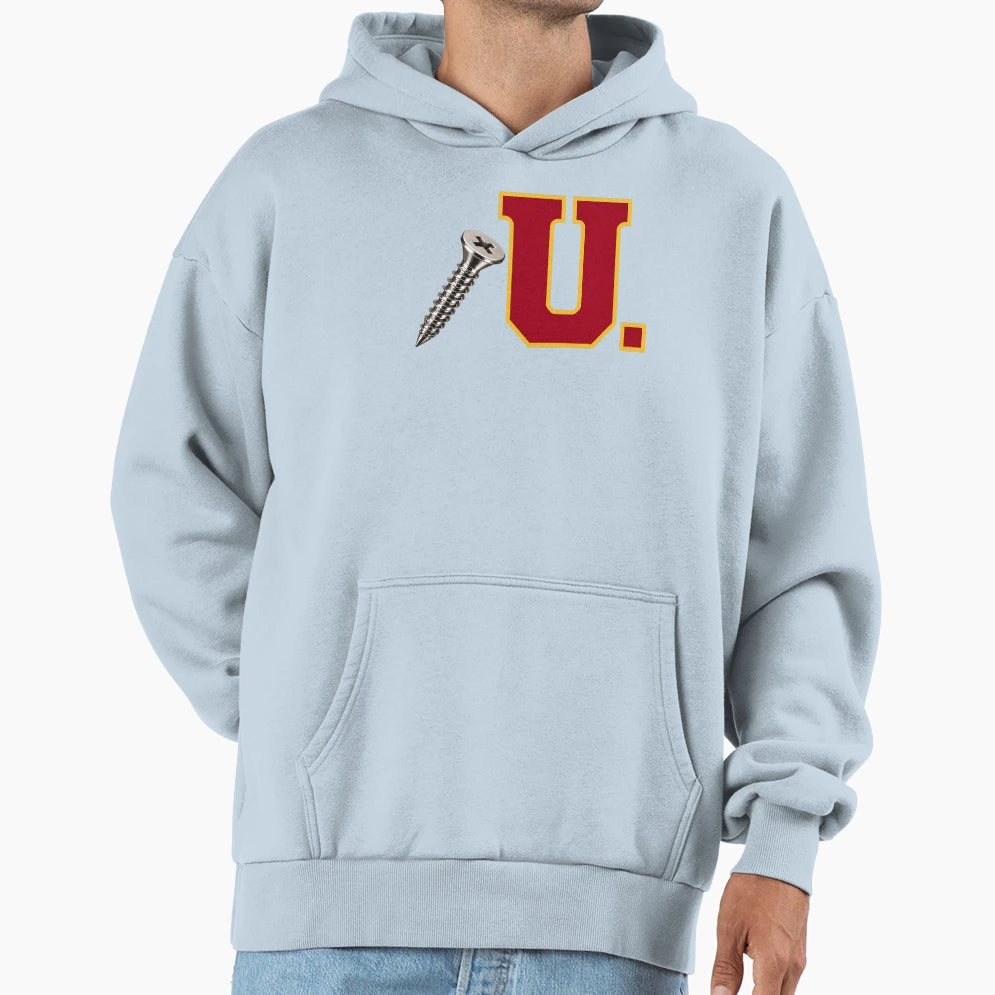 Screw U Collection Cardinal Gold Hoodie - Trendy Graphic Men Women - T-Shirt, Sweatshirt, Hoodie