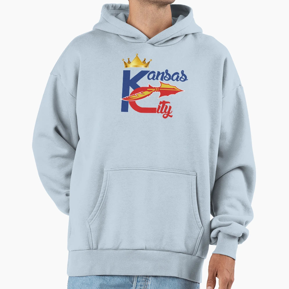 Kansas City Sports Hybrid Fan Gift Hoodie - Aesthetic Graphic Men Women - T-Shirt, Sweatshirt, Hoodie