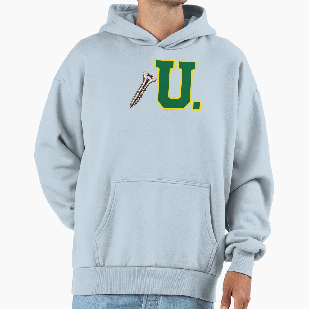 Screw U Collection Electric Green Yellow Hoodie - Novelty Apparel Unisex - T-Shirt, Sweatshirt, Hoodie