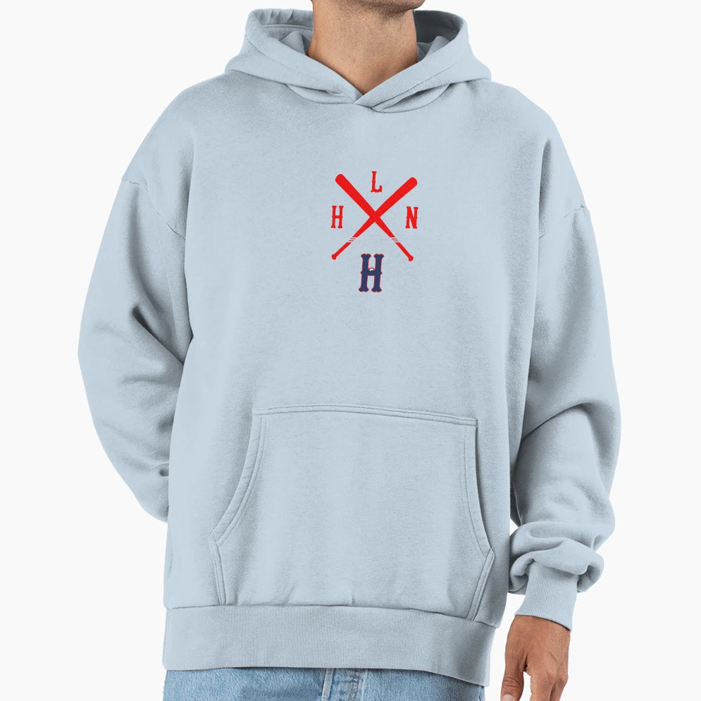 Hln Baseball Hoodie - Unique Graphic Men Women - T-Shirt, Sweatshirt, Hoodie