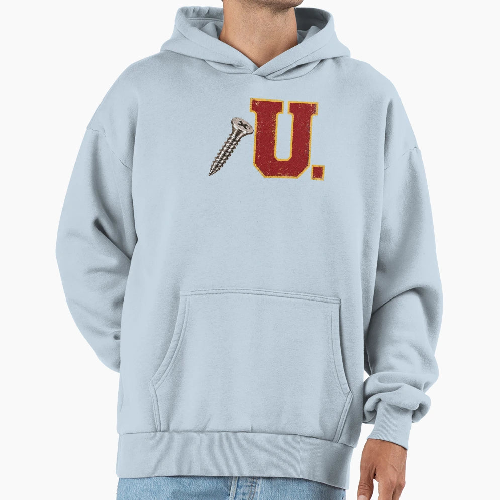 Screw U Collection Cardinal Gold Hoodie - Unique Graphic for Adults - T-Shirt, Sweatshirt, Hoodie