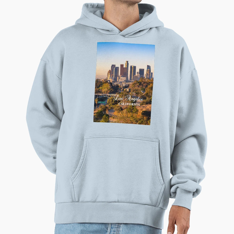 Los Angeles California Beautiful Los Hoodie - Aesthetic Graphic Unisex - T-Shirt, Sweatshirt, Hoodie
