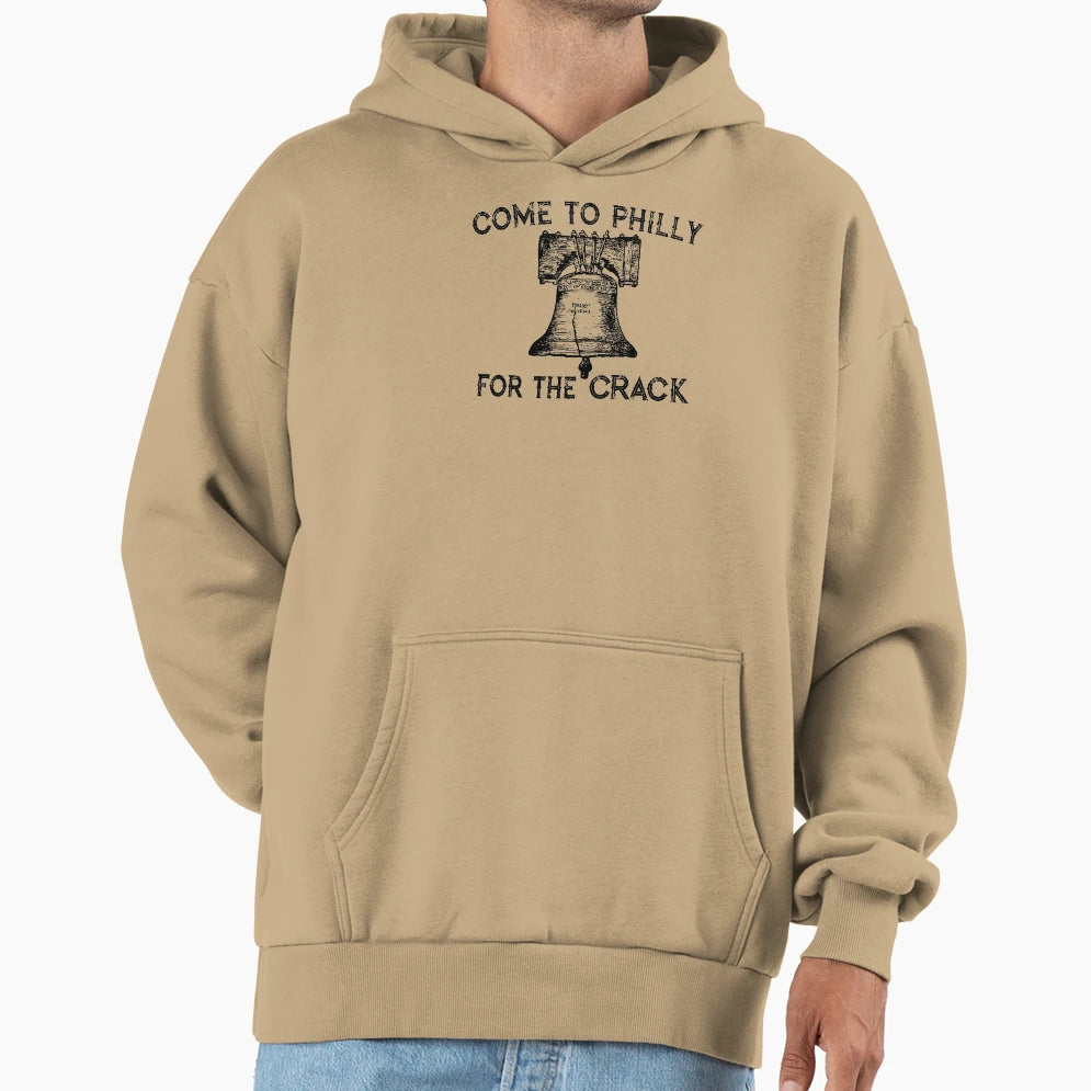 Come To Philly Crack Hoodie - Custom Art Print Unisex - T-Shirt, Sweatshirt, Hoodie