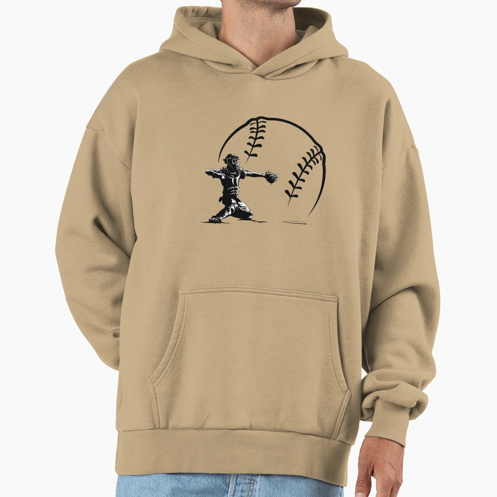 Baseball Hoodie - Graphic Print Men Women - T-Shirt, Sweatshirt, Hoodie