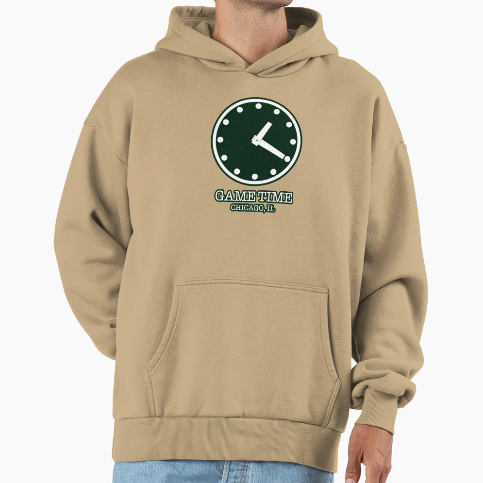 Game Time Chicago Scoreboard Hoodie - Novelty Apparel for Adults - T-Shirt, Sweatshirt, Hoodie