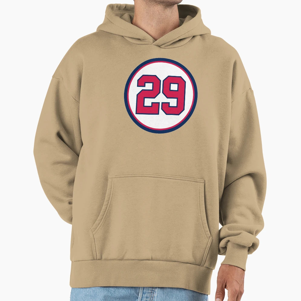 John Smoltz 29 Jersey Number Hoodie - Minimalist Print for Adults - T-Shirt, Sweatshirt, Hoodie