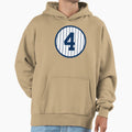 Lou Gehrig 4 Jersey Number Hoodie - Custom Art Print Men Women - T-Shirt, Sweatshirt, Hoodie