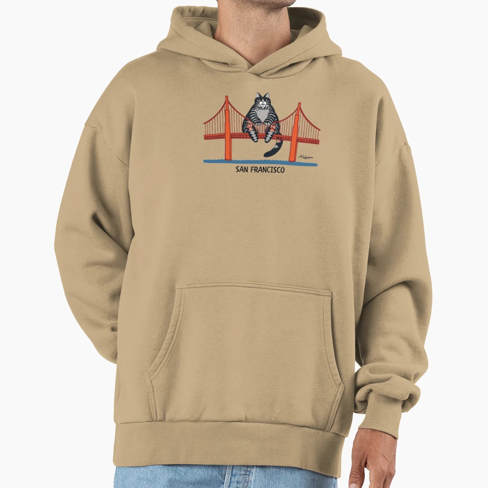 Project Hail Mary Funny Cat Golden Gate T-Shirt - Unique Graphic Men Women - T-Shirt, Sweatshirt, Hoodie