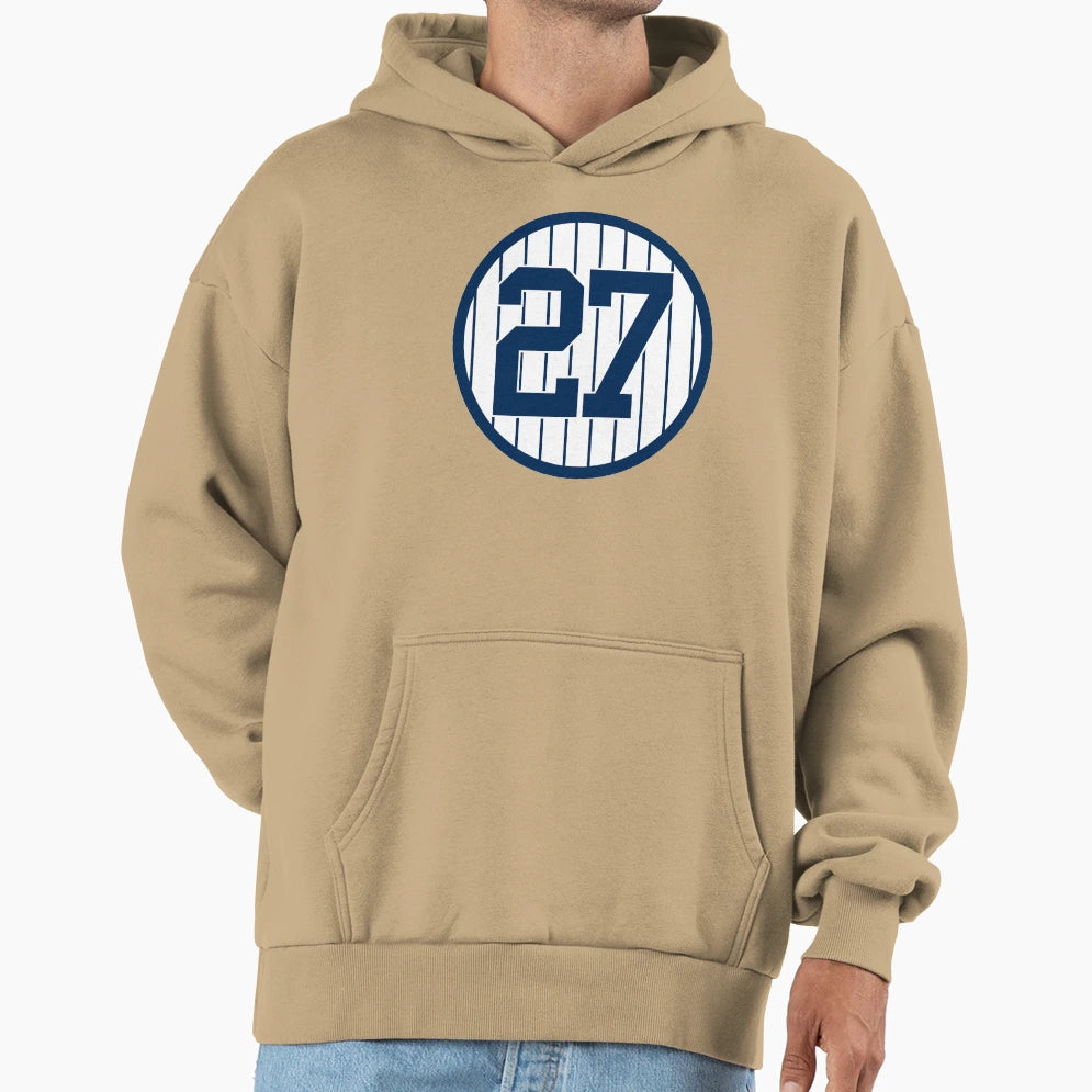 Giancarlo Stanton 27 Jersey Number Hoodie - Fun Novelty Design Unisex - T-Shirt, Sweatshirt, Hoodie