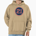 Roger Clemens 21 Jersey Number Hoodie - Minimalist Print Men Women - T-Shirt, Sweatshirt, Hoodie