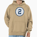 Derek Jeter 2 Jersey Number Hoodie - Trendy Graphic for Adults - T-Shirt, Sweatshirt, Hoodie