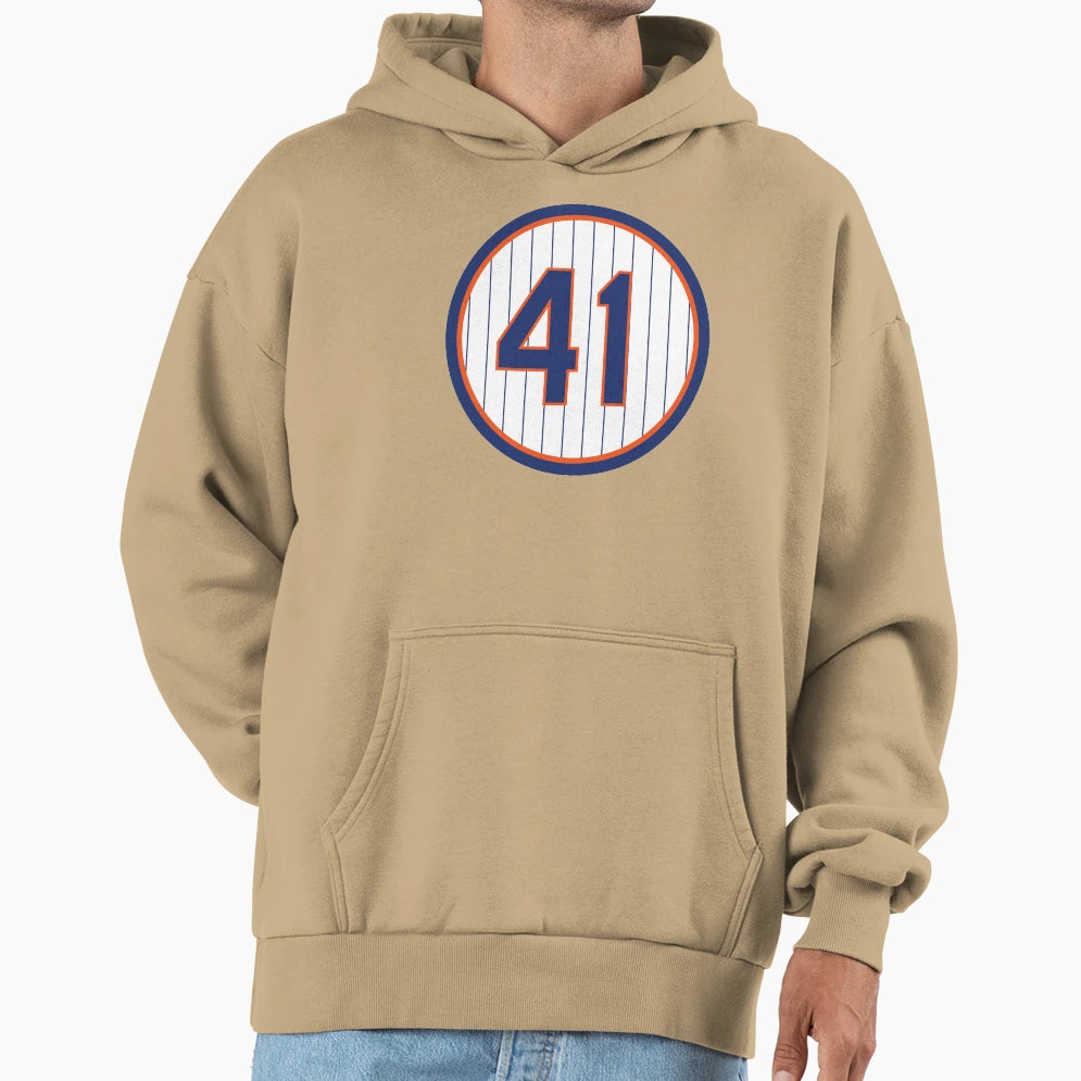 Tom Seaver 41 Jersey Number Hoodie - Unique Graphic Men Women - T-Shirt, Sweatshirt, Hoodie