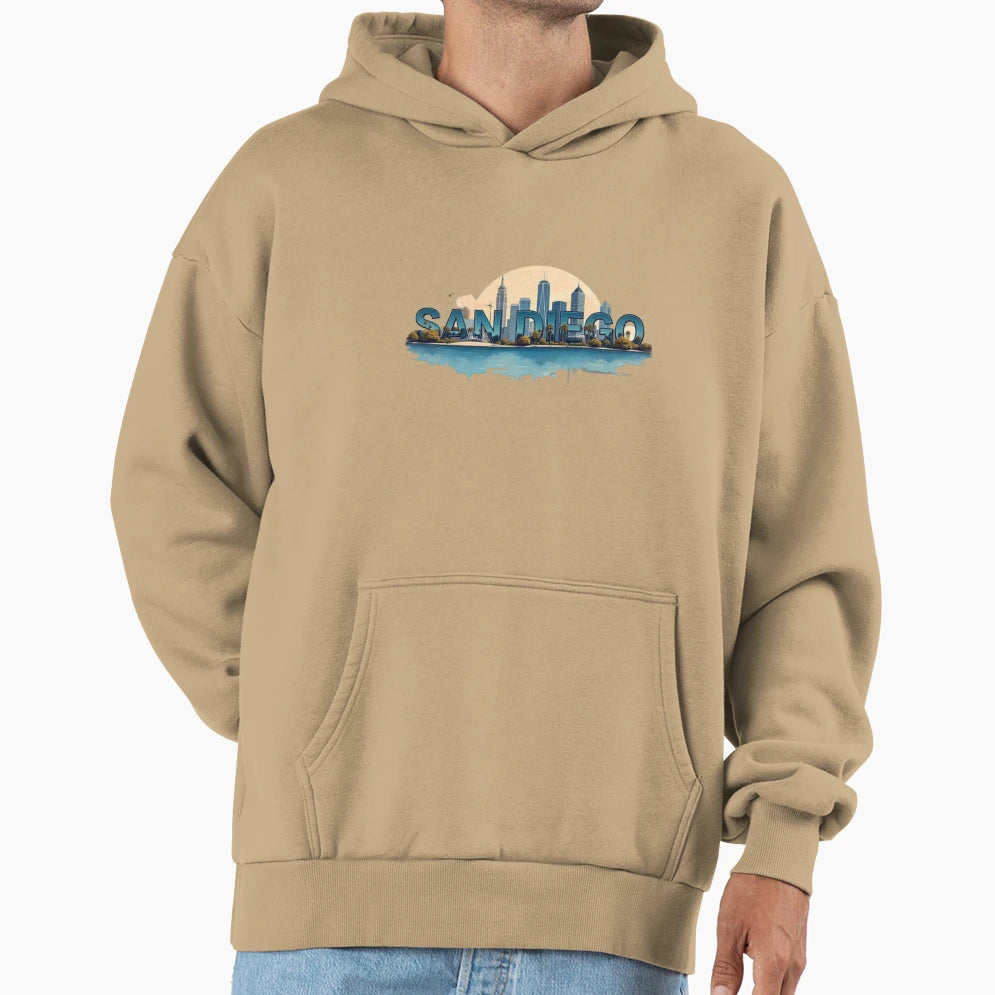 San Diego Hoodie - Aesthetic Graphic Men Women - T-Shirt, Sweatshirt, Hoodie