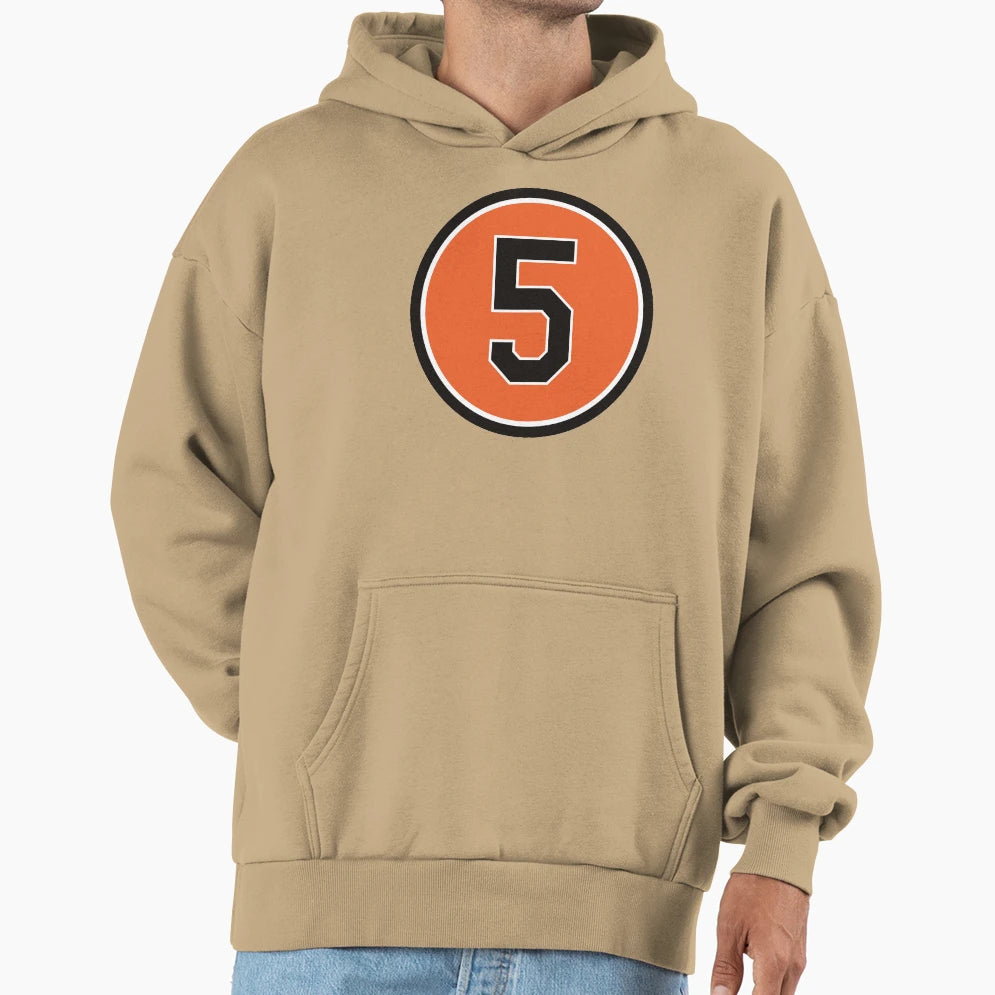 Brooks Robinson 5 Jersey Number Hoodie - Fun Novelty Design for Adults - T-Shirt, Sweatshirt, Hoodie