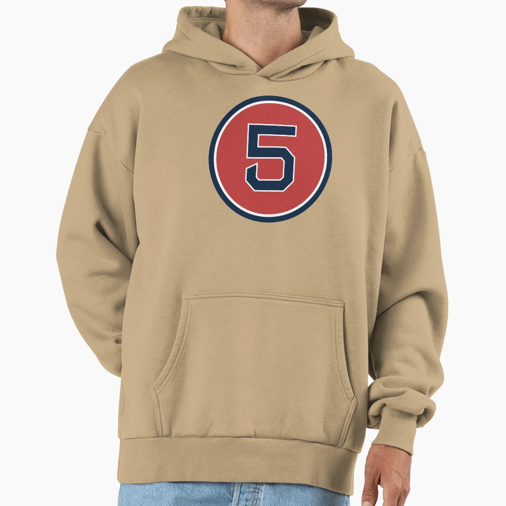 Nomar Garciaparra 5 Jersey Number Hoodie - Minimalist Print Men Women - T-Shirt, Sweatshirt, Hoodie