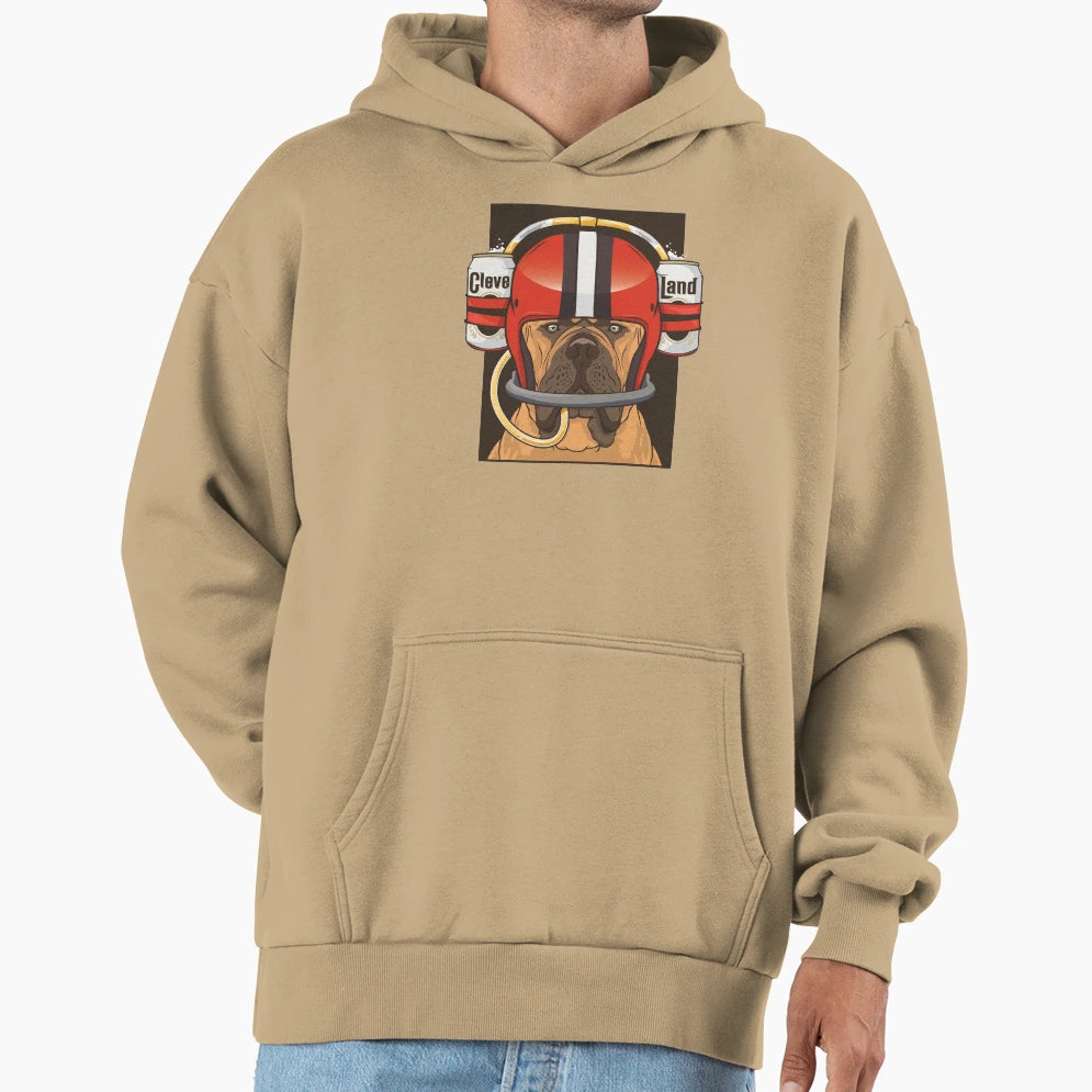 Cleveland Browns Beer Helmet Hoodie - Casual Everyday Wear Men Women - T-Shirt, Sweatshirt, Hoodie