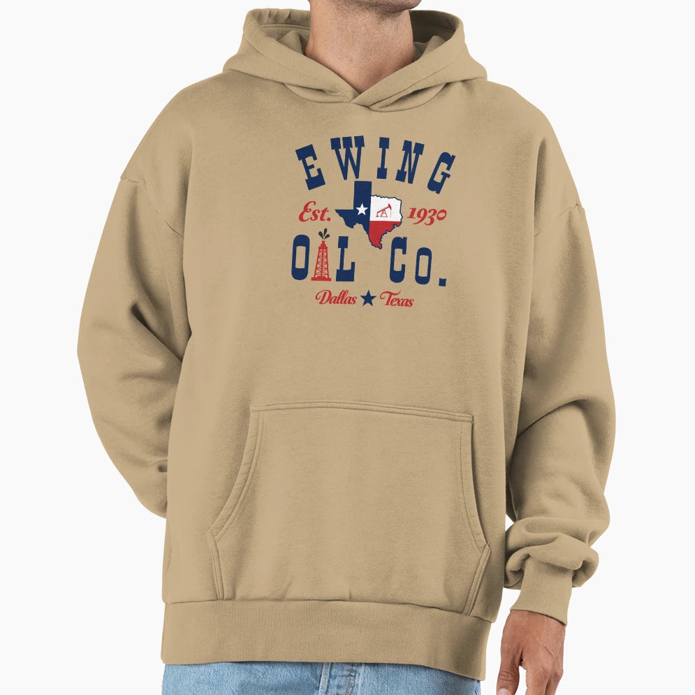 Ewing Oil Company Hoodie - Novelty Apparel Men Women - T-Shirt, Sweatshirt, Hoodie