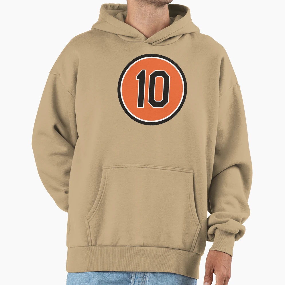 Adam Jones 10 Jersey Number Hoodie - Casual Everyday Wear for Adults - T-Shirt, Sweatshirt, Hoodie