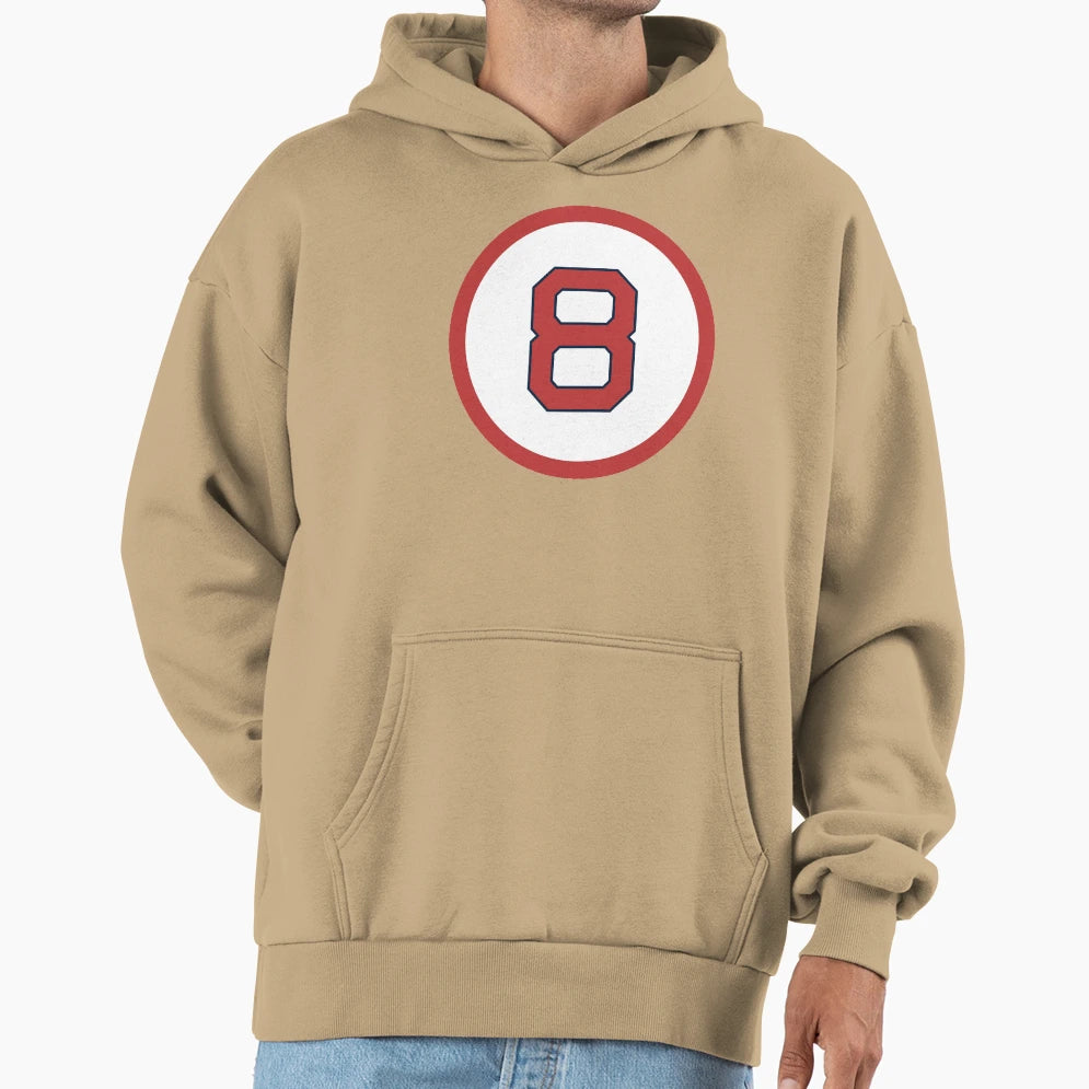 Carl Yastrzemski 8 Jersey Number Hoodie - Casual Everyday Wear Men Women - T-Shirt, Sweatshirt, Hoodie